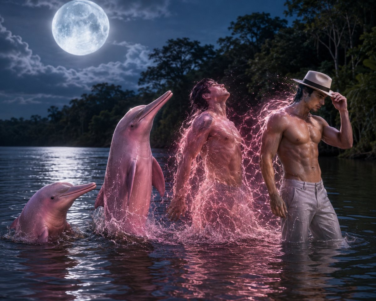 O Encanto do Boto Cor-de-Rosa.