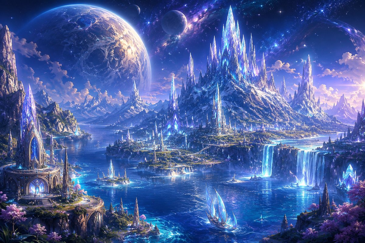 Valtrossa: O Planeta dos Cristais Eternos.